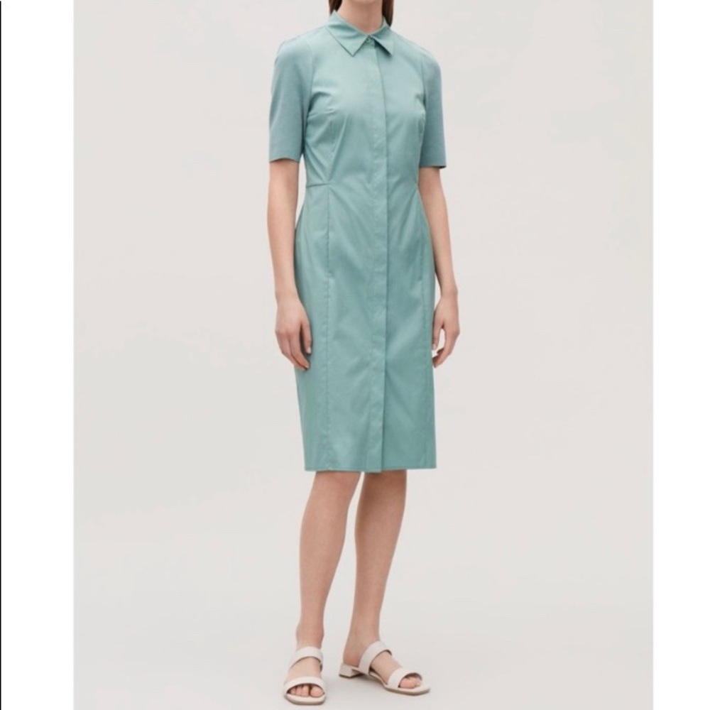 Cos Mint Shirt Dress Gem